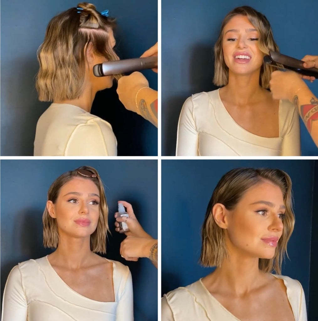 How To: Textured Wet Look with a Side Part – R+Co