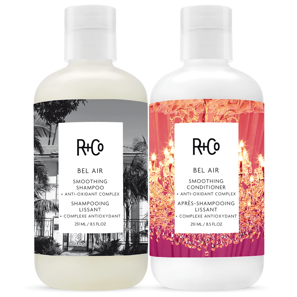 husdyr fodbold råb op BEL AIR Smoothing Shampoo + Conditioner Anti-Oxidant Complex Set – R+Co