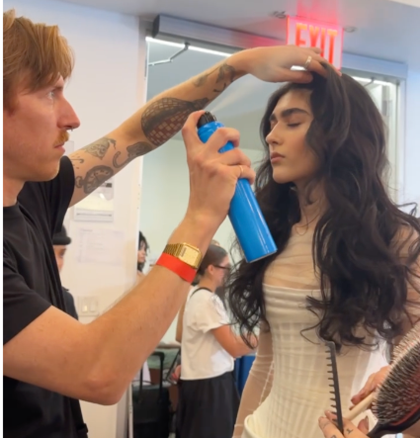 NYFW: Intergalactic ’90s Supermodel Hair by Bobby Michael Using R+Co BLEU